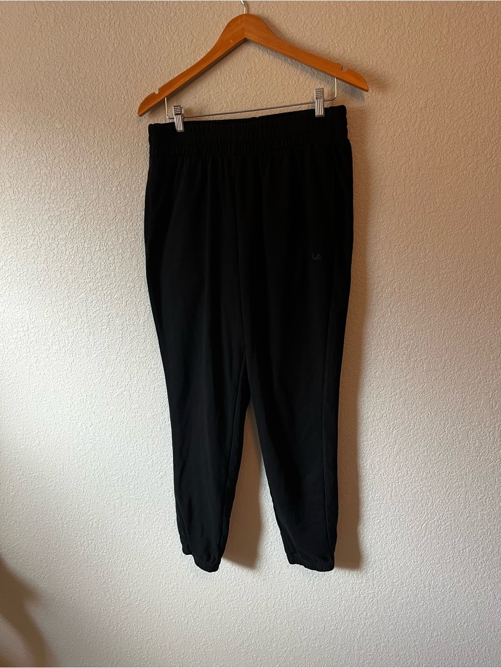 FILA Black Drawstring Jogger Sweatpants L